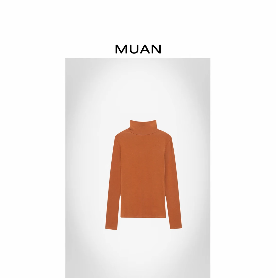 木岸MUAN：《高尔夫打底》定制260克高级复古长袖百搭上衣D-DG3-6863