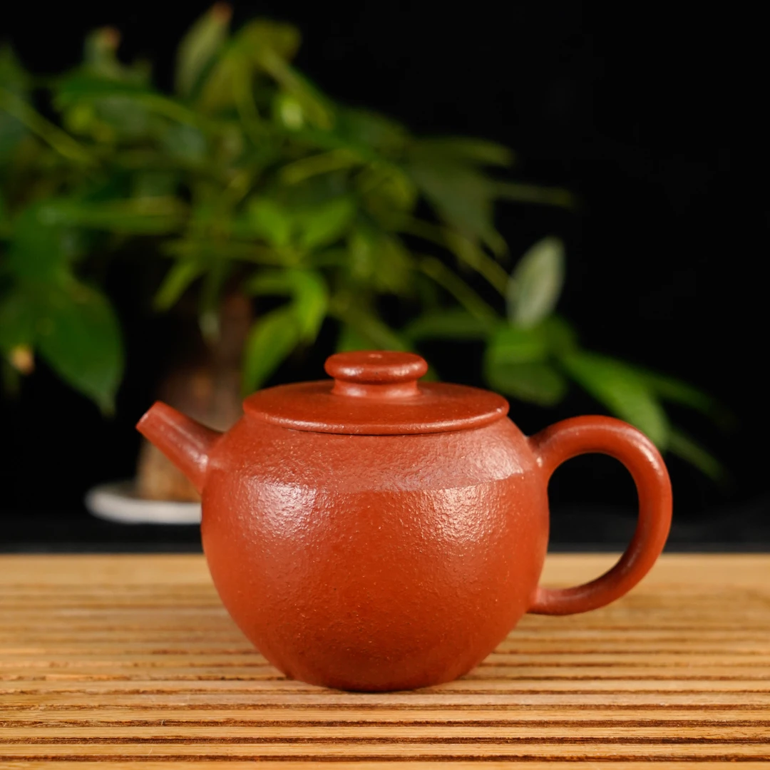 GS37-026   徐莎   宜兴手工紫砂  圆鼓