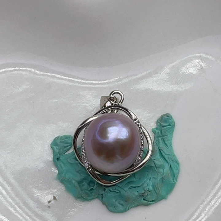 淡水珍珠未镶嵌吊坠(不含链)