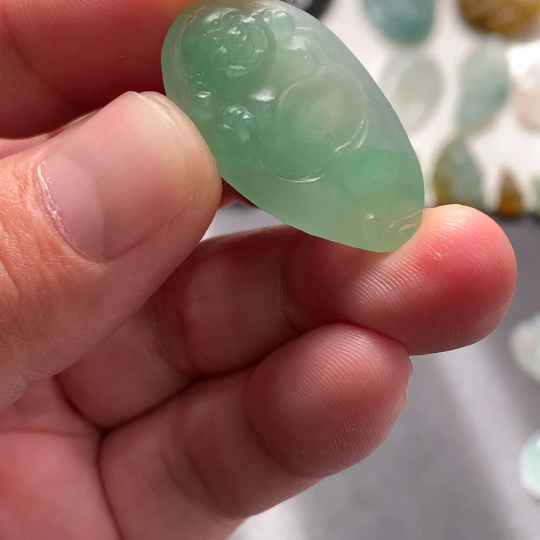 海***哥定制翡翠未镶嵌佛
