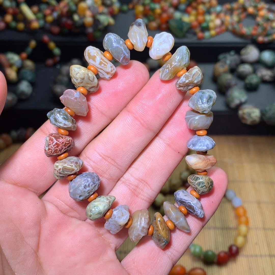 玛瑙/玉髓未镶嵌阿拉善戈壁玛瑙