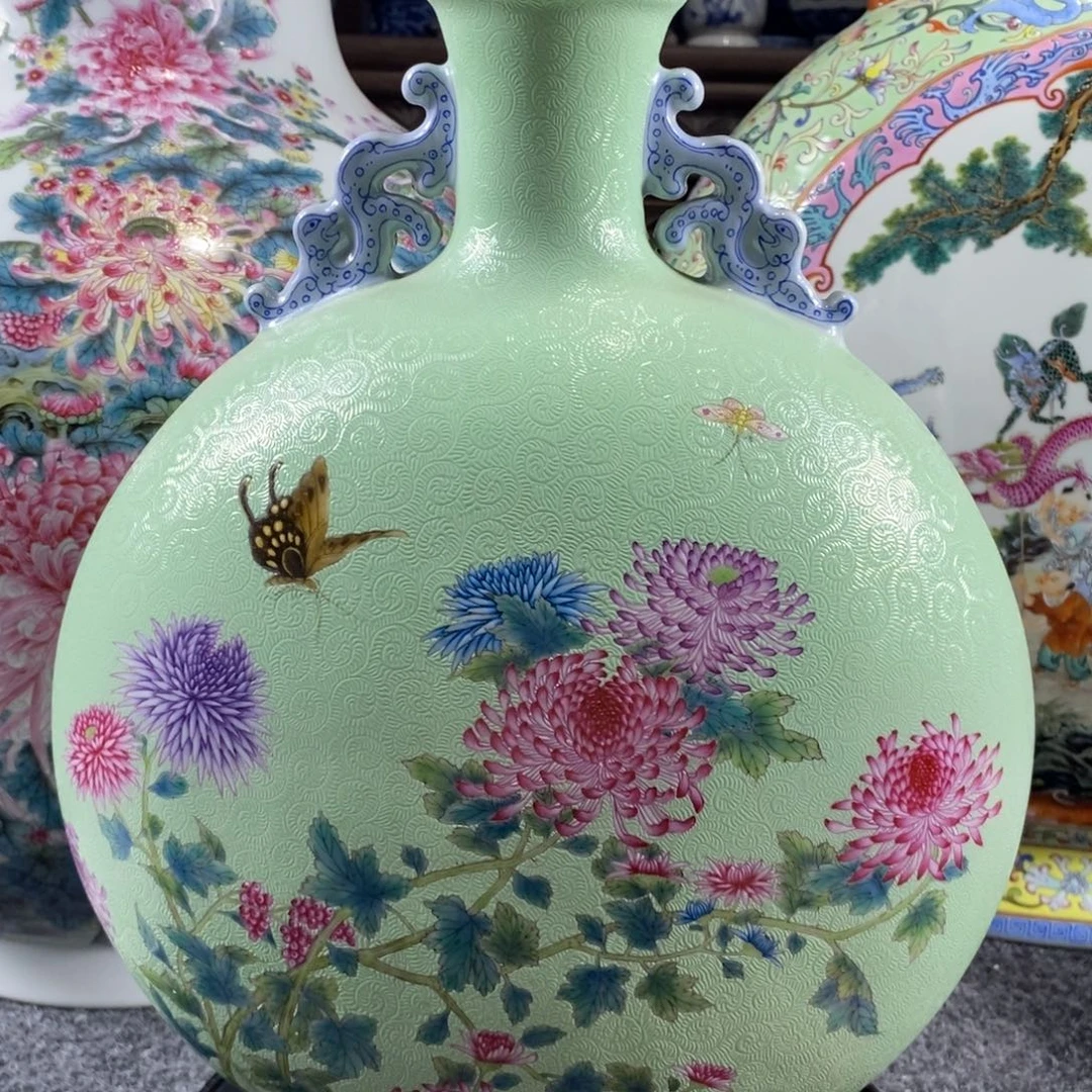 清***静陶其他手工手绘陶瓷摆件工艺品