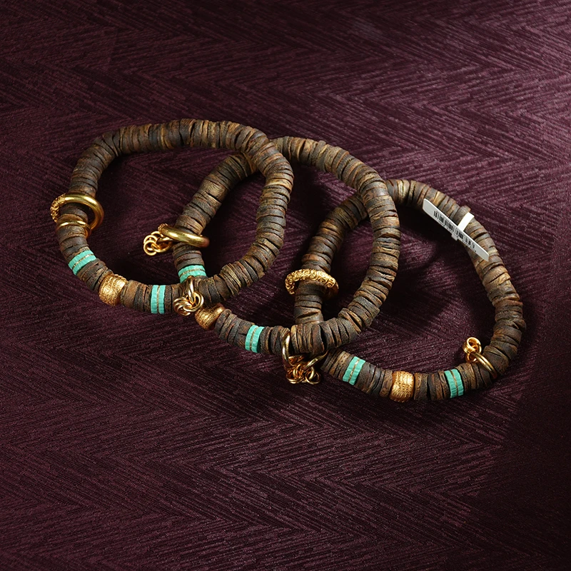 沉香【老掌柜】棋楠片珠手串/DQS070914/多样性发一