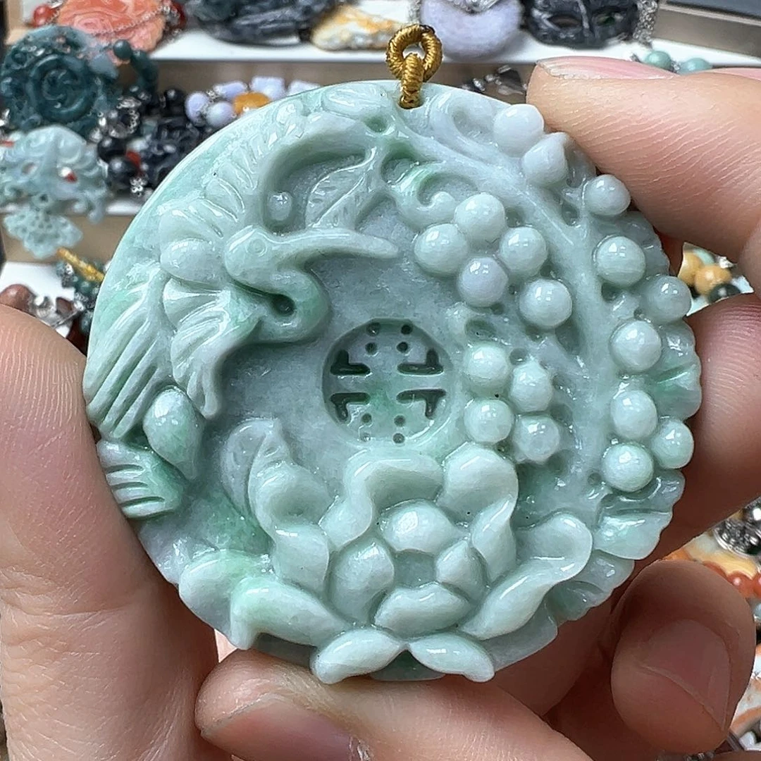 翡翠戒指未镶嵌炸