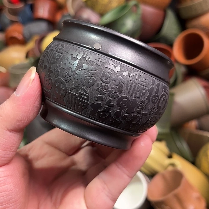 紫砂茶杯全手工紫砂主人杯