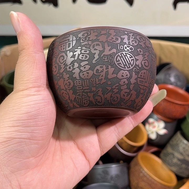 茶杯紫砂全手工紫砂主人杯