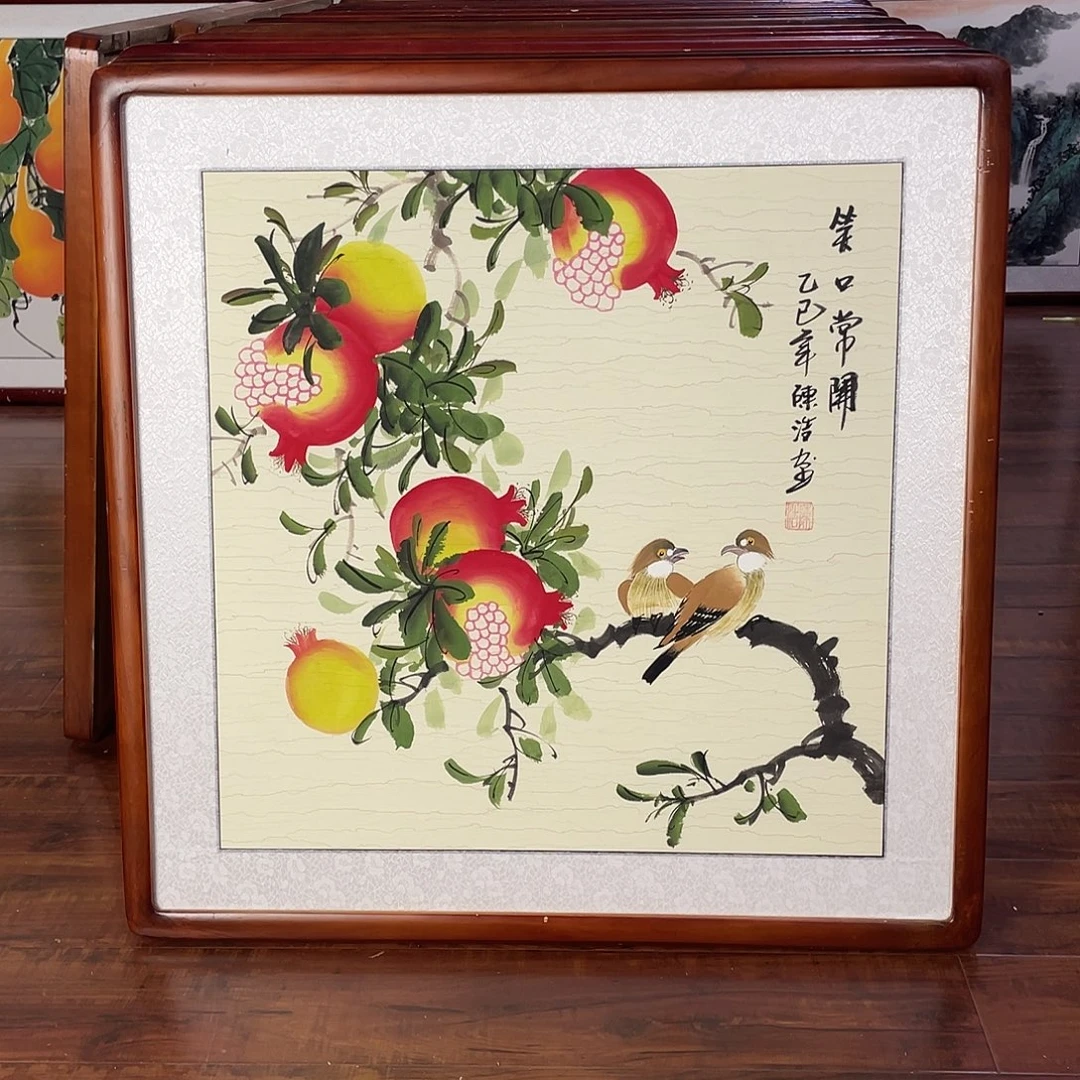 国画带框尺寸63*63厘米