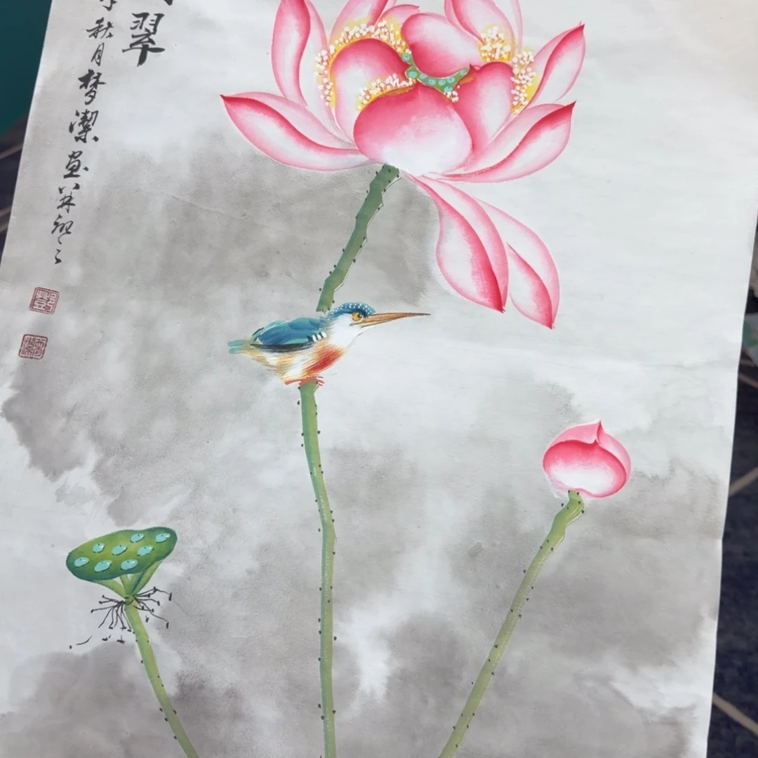 国画国画作品展山水花鸟