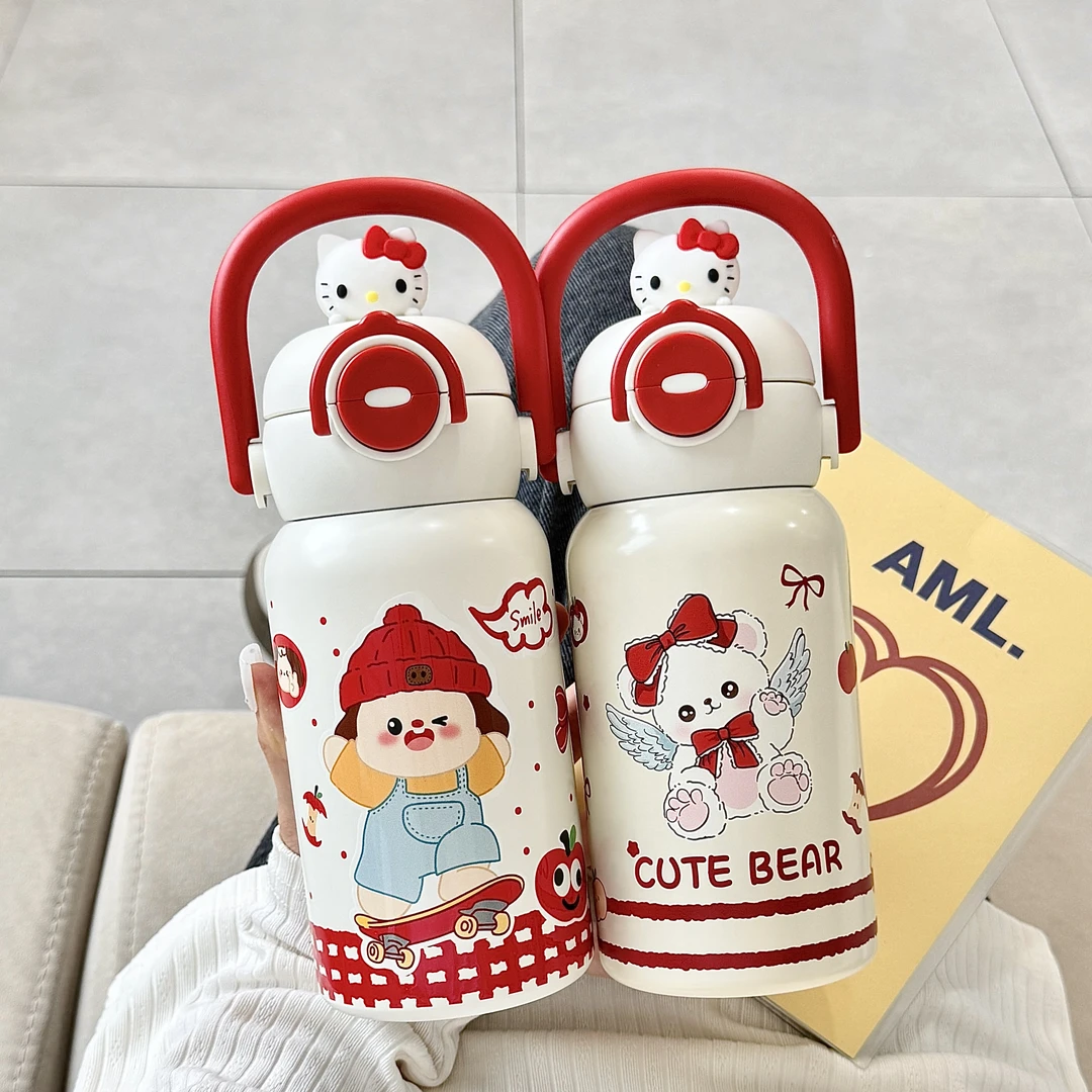 【地瓜】保温杯高颜值ins女生大容量316不锈钢手提杯子学生专用水杯