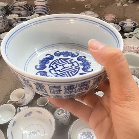 陶摆件景德镇高温陶瓷