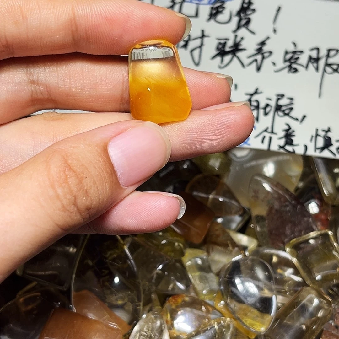 扁***扁烟晶戒指银S925镶嵌