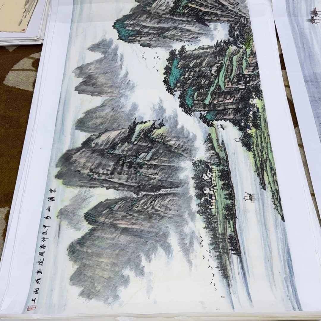 用***0国画国画周凌老师作品刘