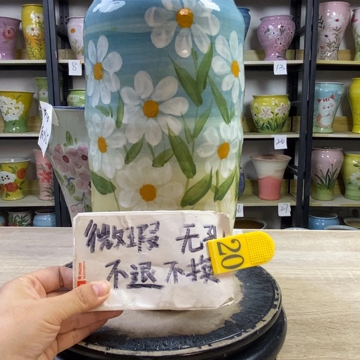 景德镇高温陶瓷花盆