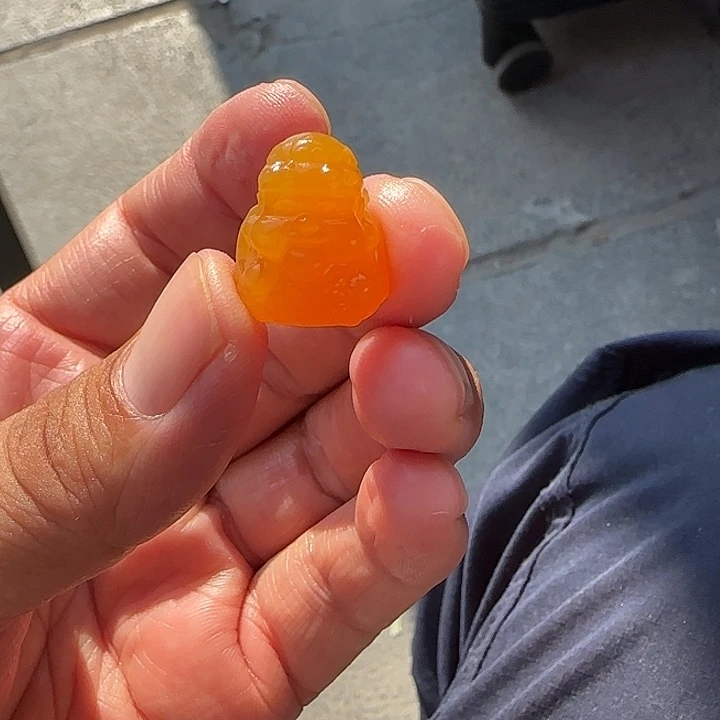 石英岩玉未镶嵌颈饰缅甸缅黄