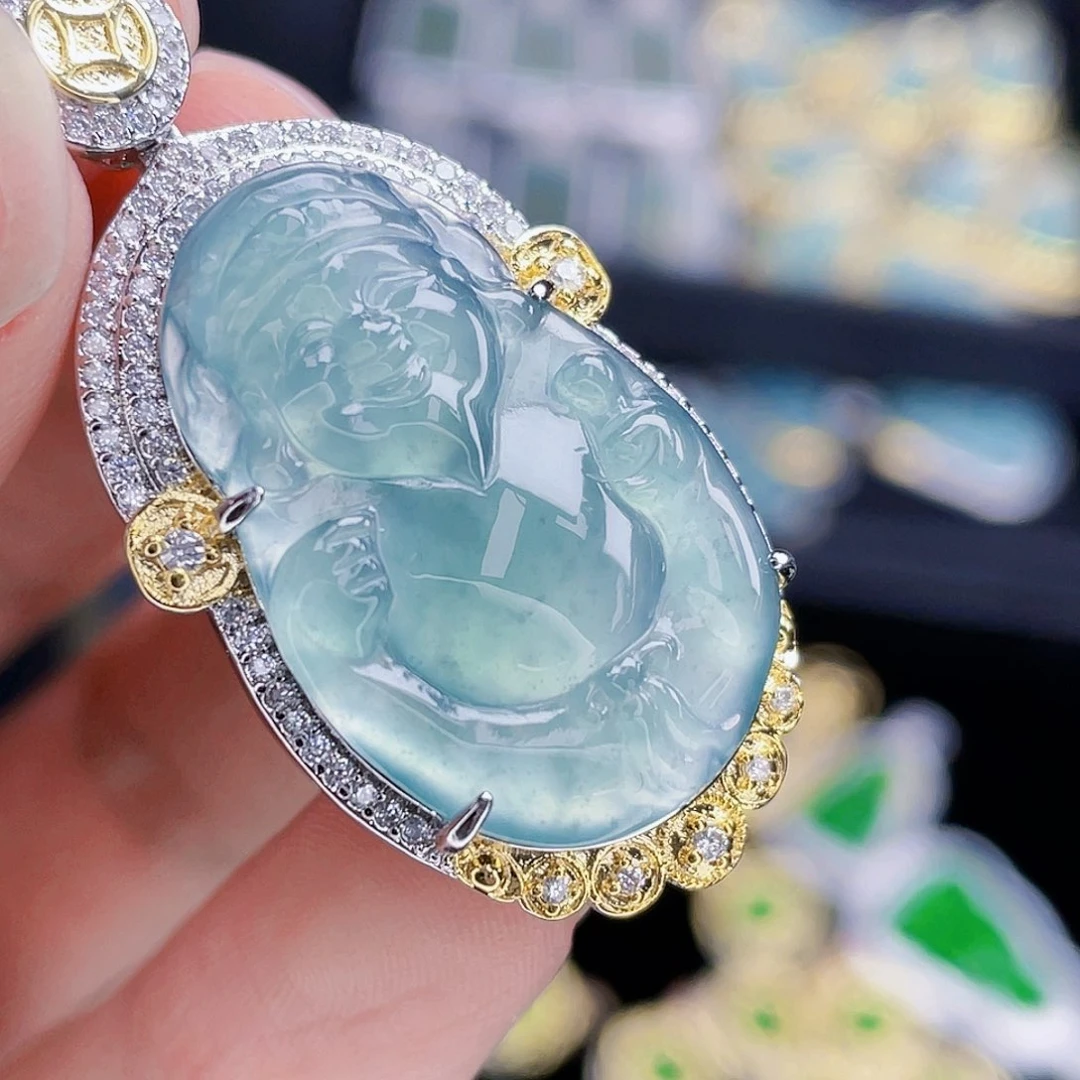 翡翠吊坠(不含链)未镶嵌