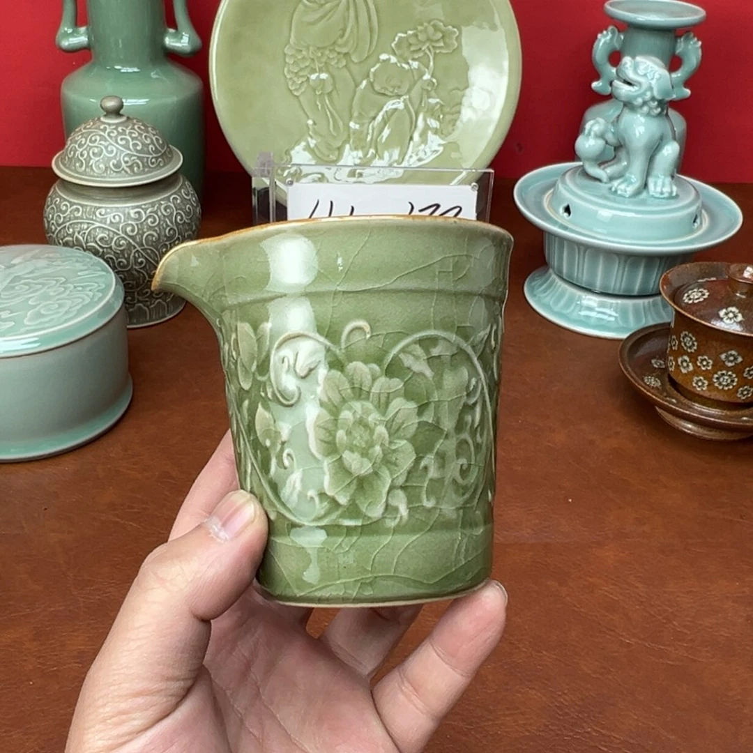 青瓷茶器青茶器器微瑕