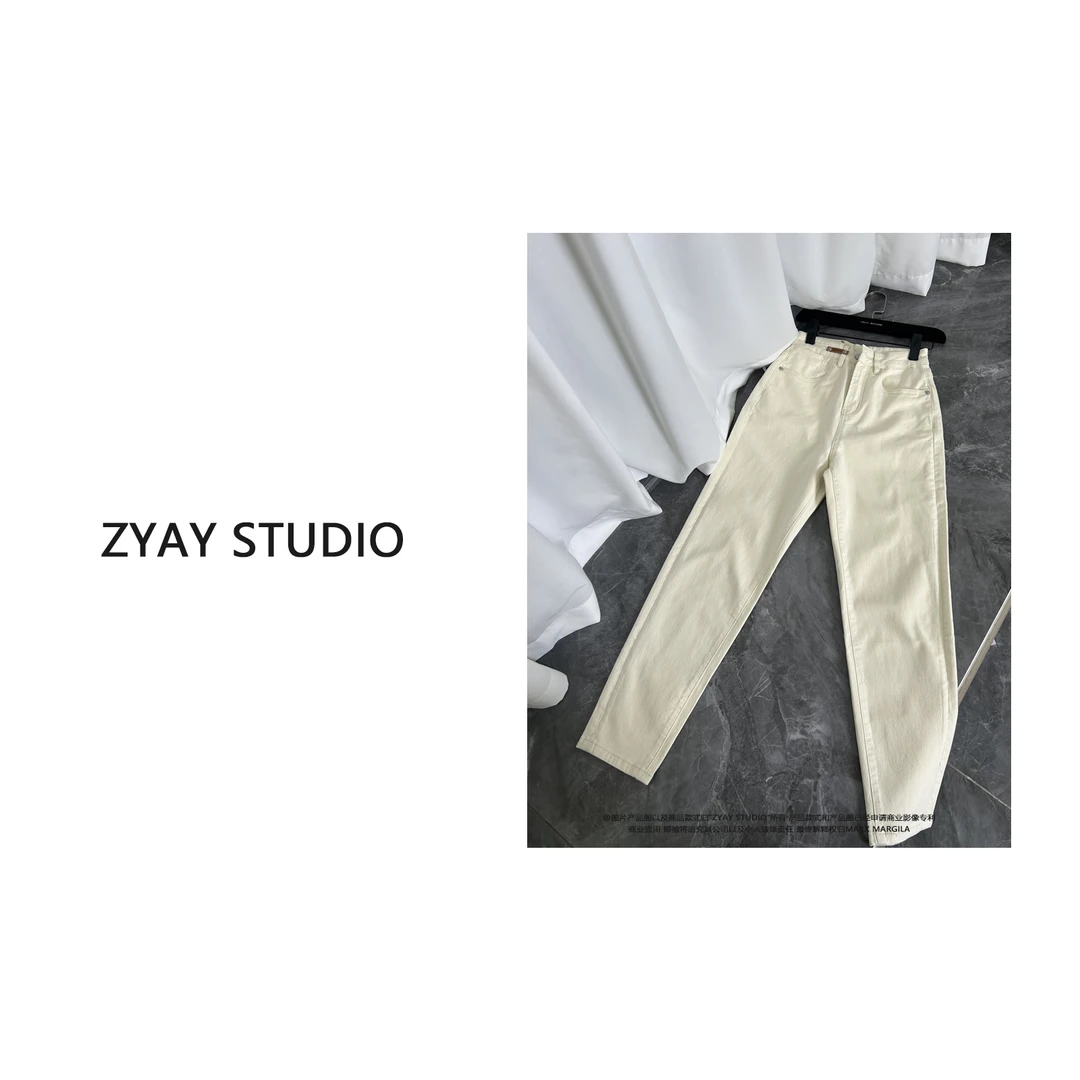 【ZYAY STUDIO】 南油高品质2025新款春夏休闲直筒修身牛仔裤女