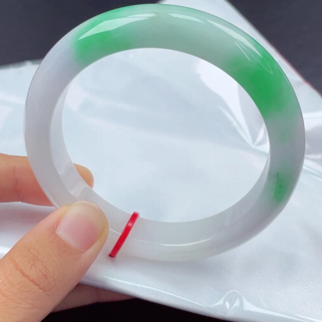 未镶嵌手镯翡翠58.2正圈