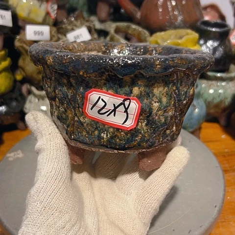 粗陶花盆手工花盆制作