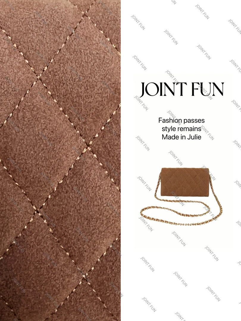 朱莉耶【麂皮CF包】磨砂麂皮 单肩包斜跨包  X45