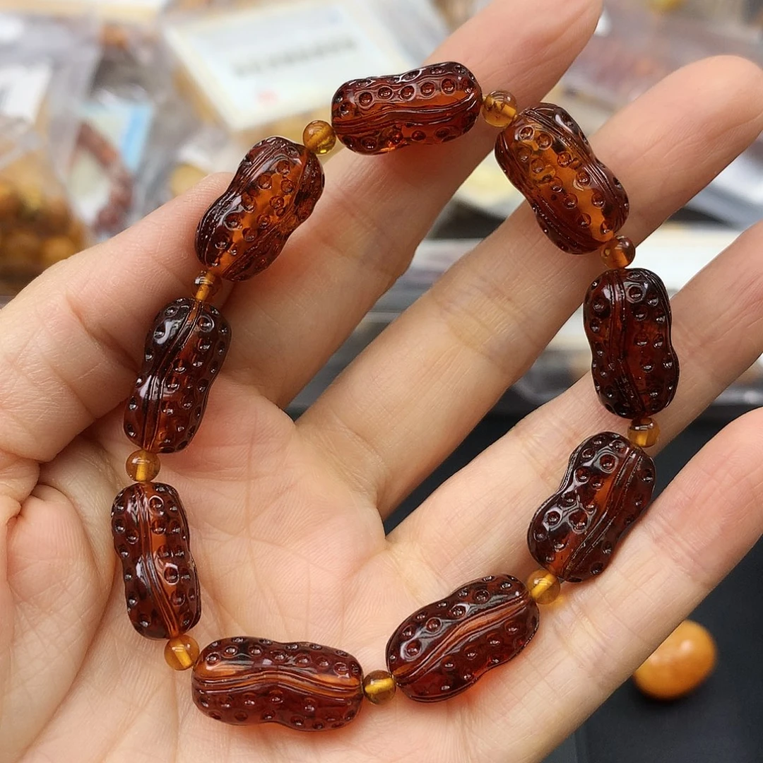 琥珀未镶嵌珠宝奇石