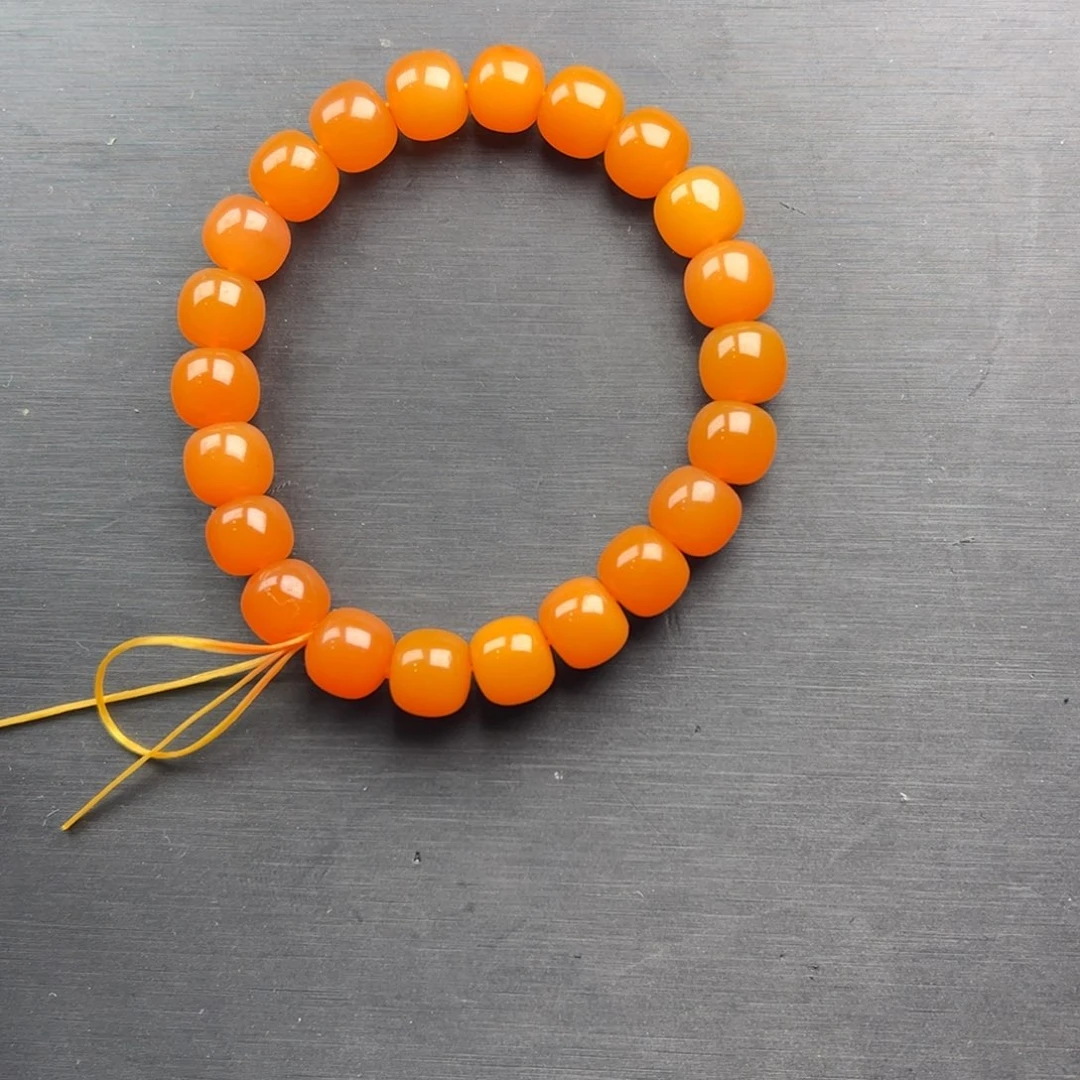 石英质玉（黄龙玉）未镶嵌手串