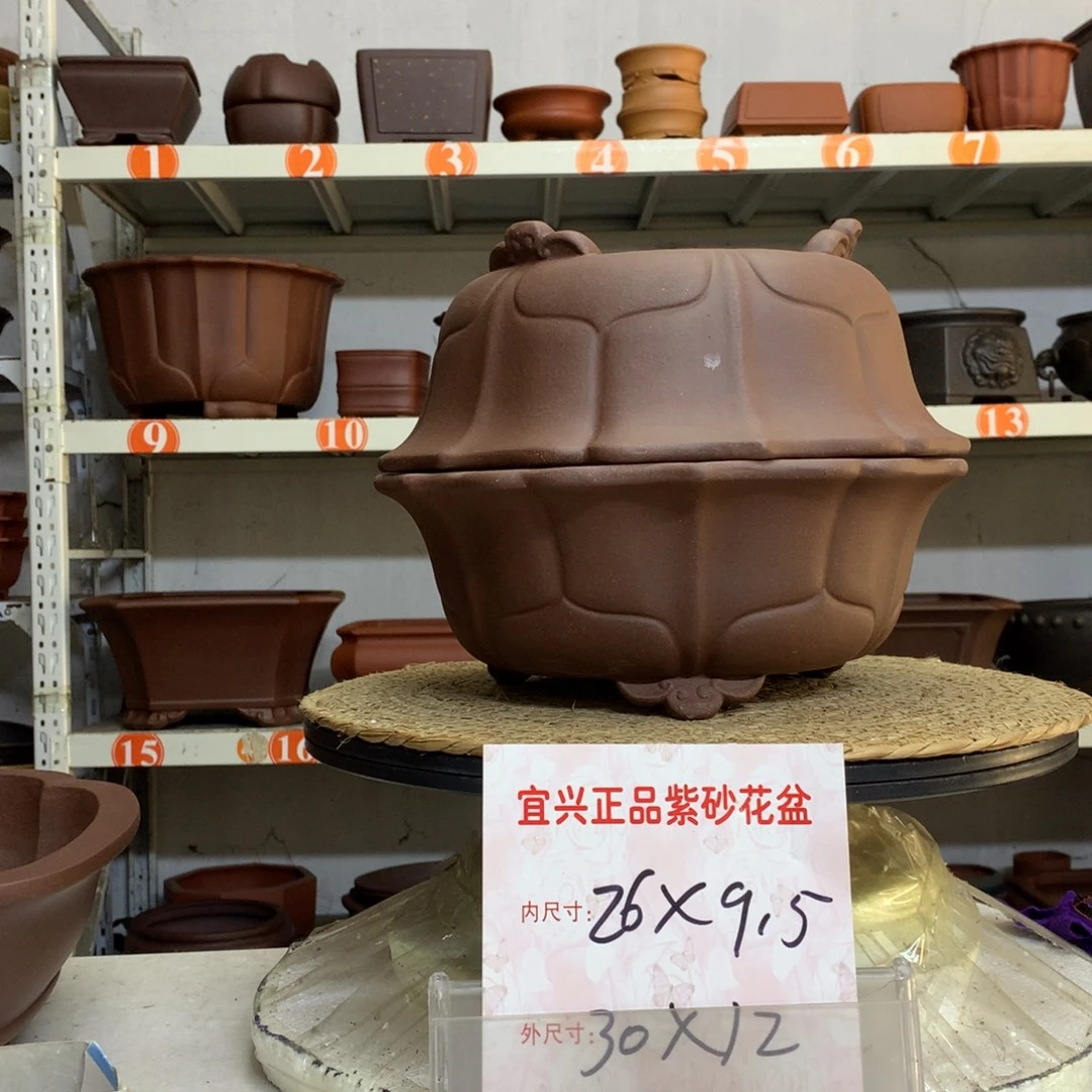 精品紫砂花盆包邮