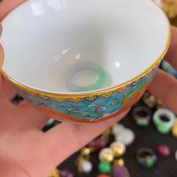 细***细杯瓷器杯子漂亮漂亮