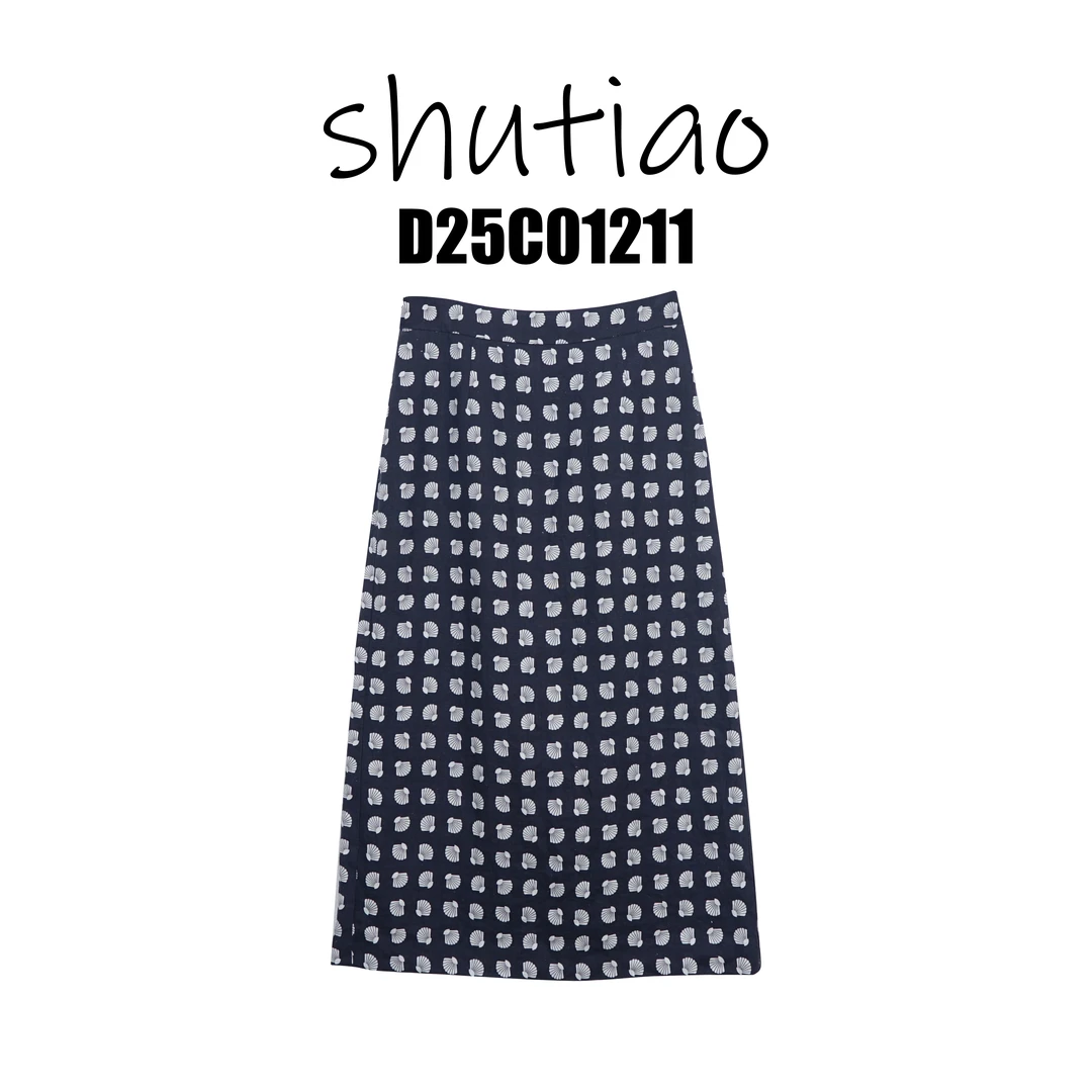 【SHUTIAO】2025夏季：新款小众设计款裙子D25C01211
