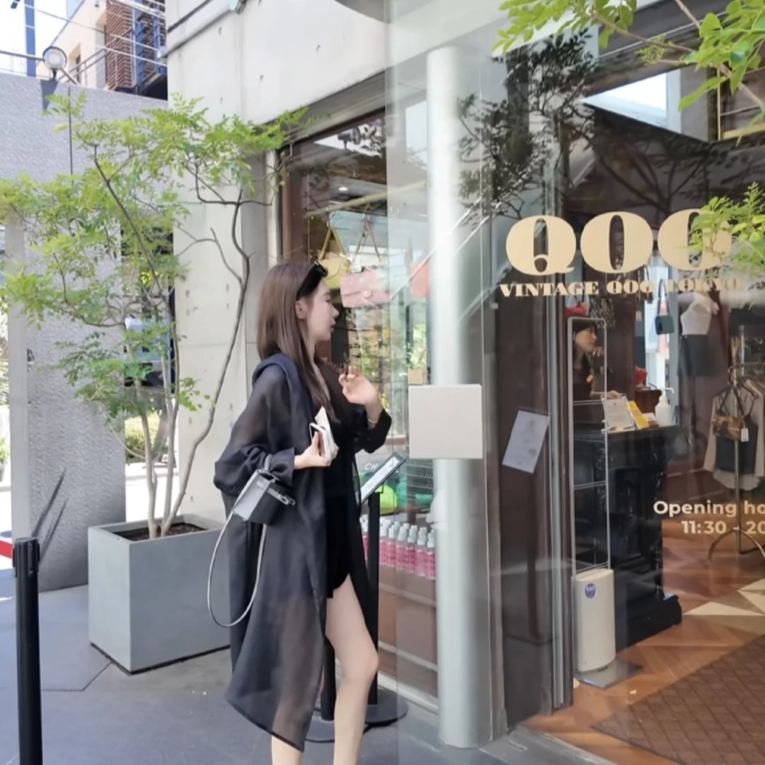 whoskongxx·不费力的人间贵气连帽长开衫【干洗】