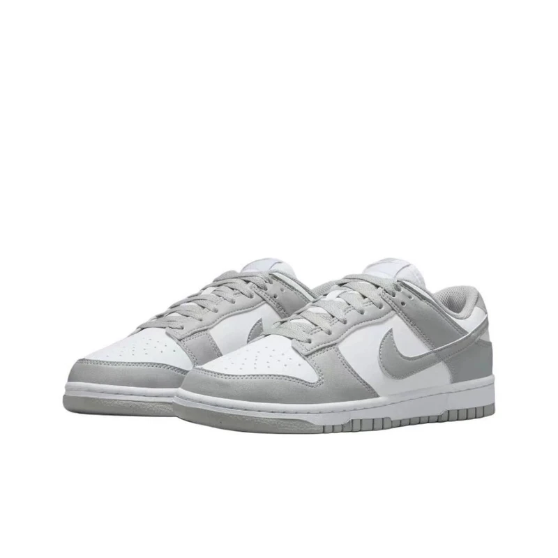 NIKE/耐克DUNK LOW 女子经典新品灰色运动休闲鞋DD1873113*JX