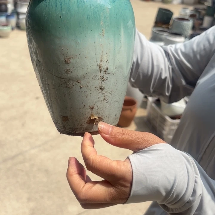 紫砂茶碗瑕疵口径12高度18