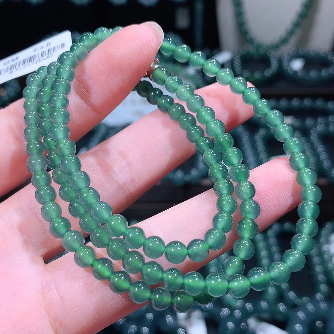 未镶嵌手链翡翠天然a货翡翠项链4.8