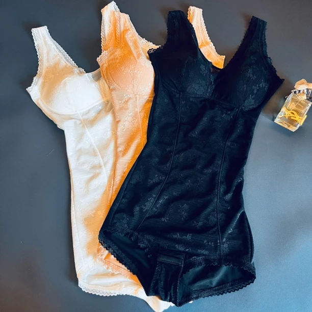 夏季薄款连体衣免穿文胸收腹透气束腰美体强压无钢圈托胸聚拢侧收