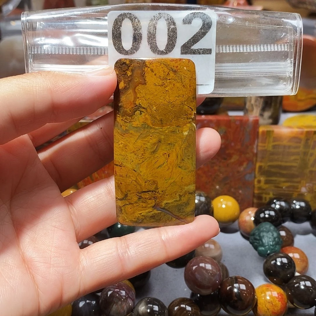 硅化玉天然北票硅化玉吊坠未镶嵌