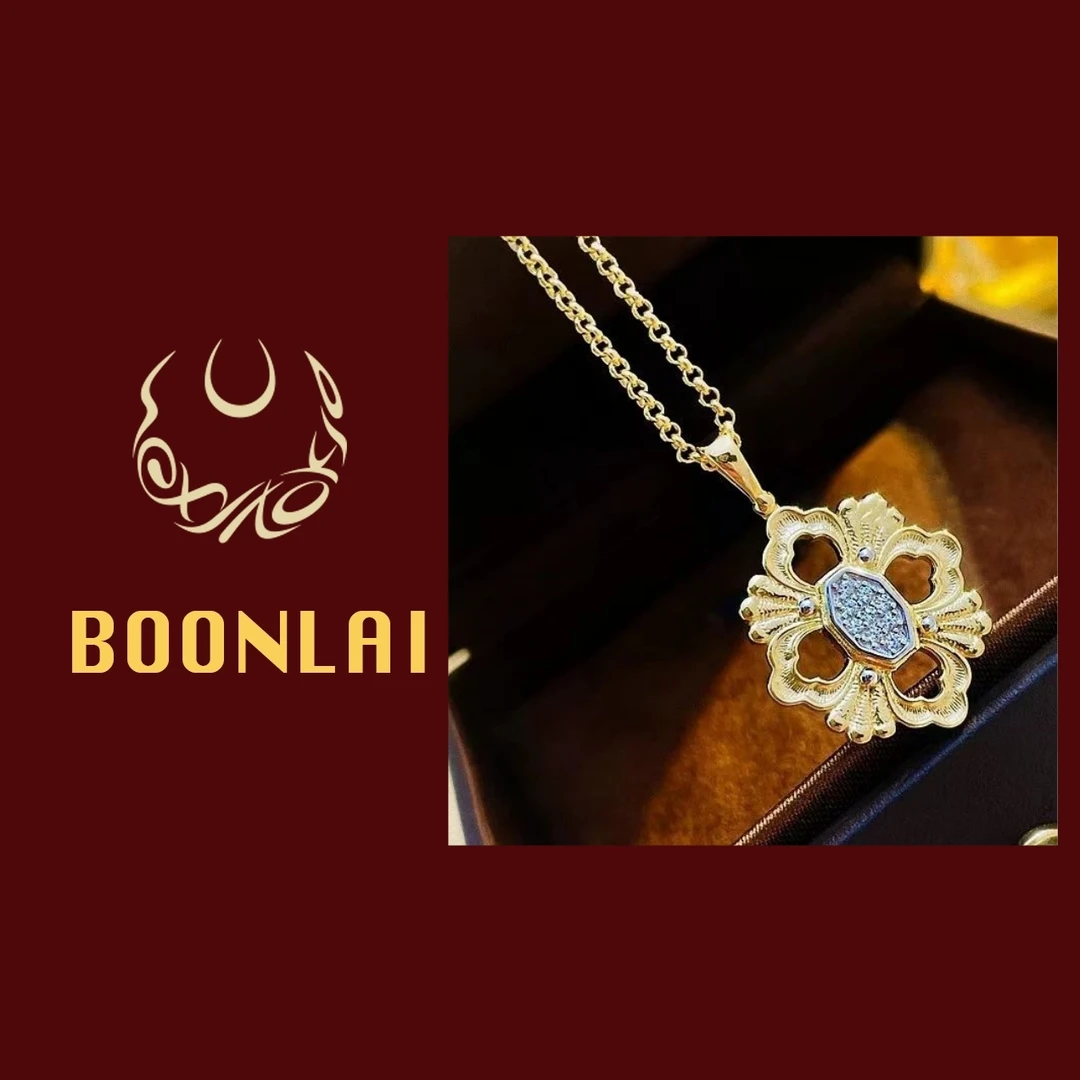铜合金项链 Boonlai 大货金属菱形镶钻镂空项链 x