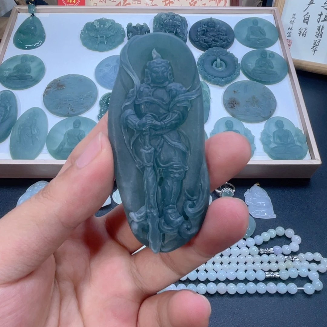 逆***光未镶嵌定制翡翠翡翠