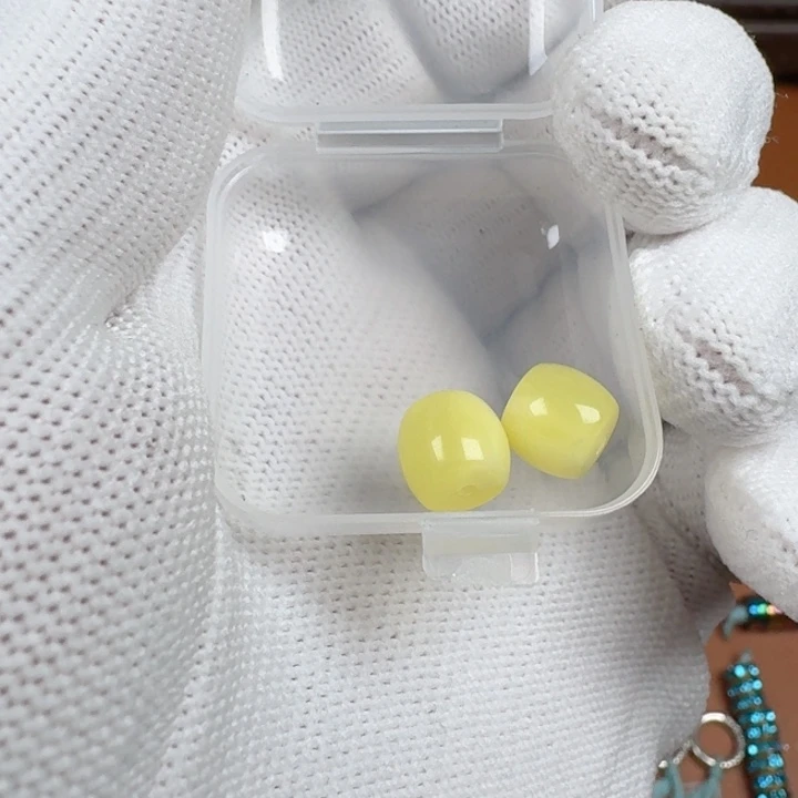 合成碳硅石铜合金文玩配饰蜜小辣老型珠8