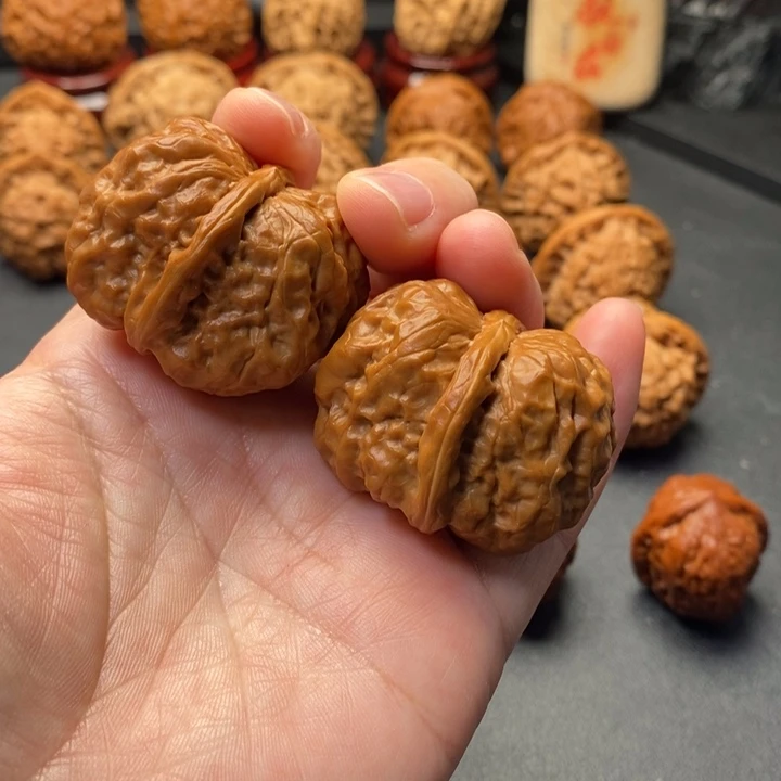 把件文玩核桃40尺蓟县石蛙