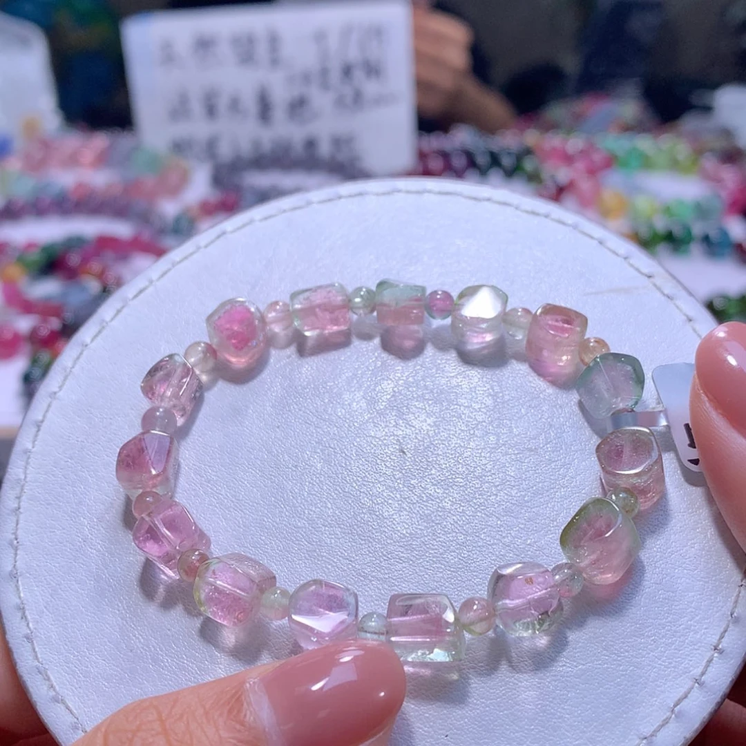【闪购商品】未镶嵌手串碧玺6-7