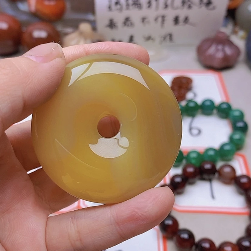 【闪购商品】未镶嵌玛瑙/玉髓珠宝半成品简**安