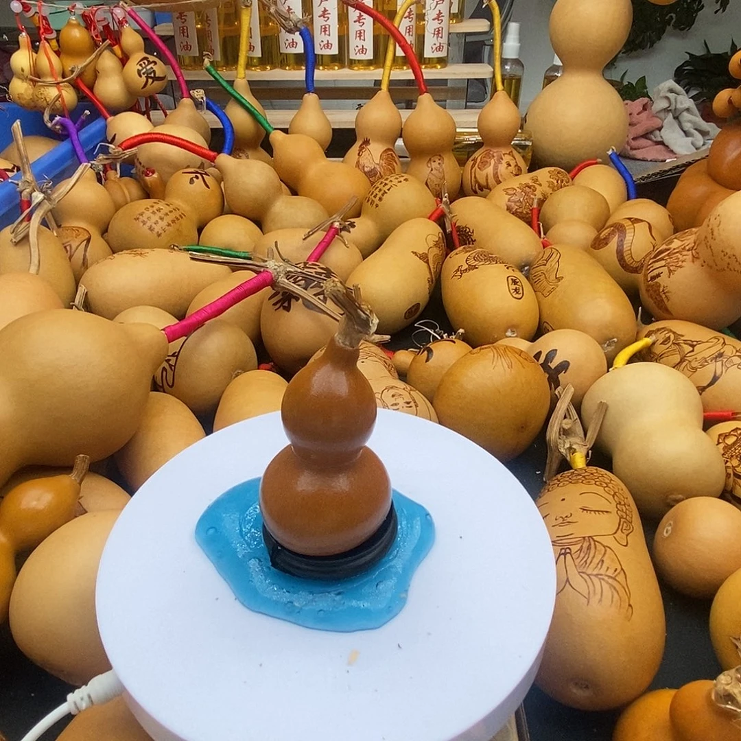 老***两香榧木葫芦工艺品