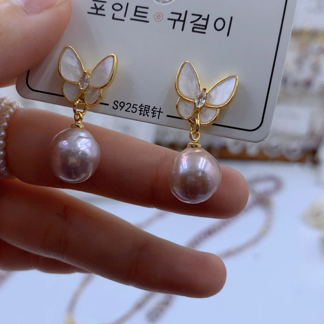 颈饰合金淡水珍珠