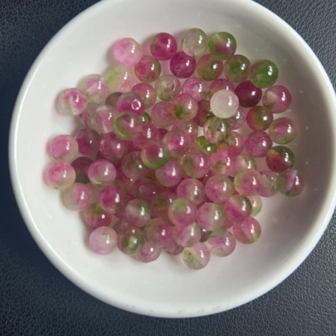 散珠W1778（新款） 西瓜碧玺6MM*40颗