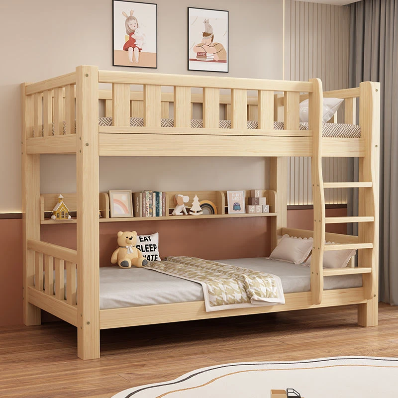 全实木成人高低床上下铺木床学校宿舍上下床双层床家用子母床两层