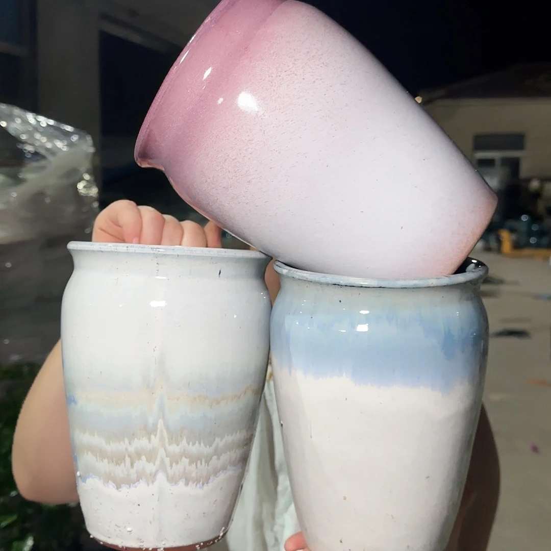 紫砂花盆高20口15