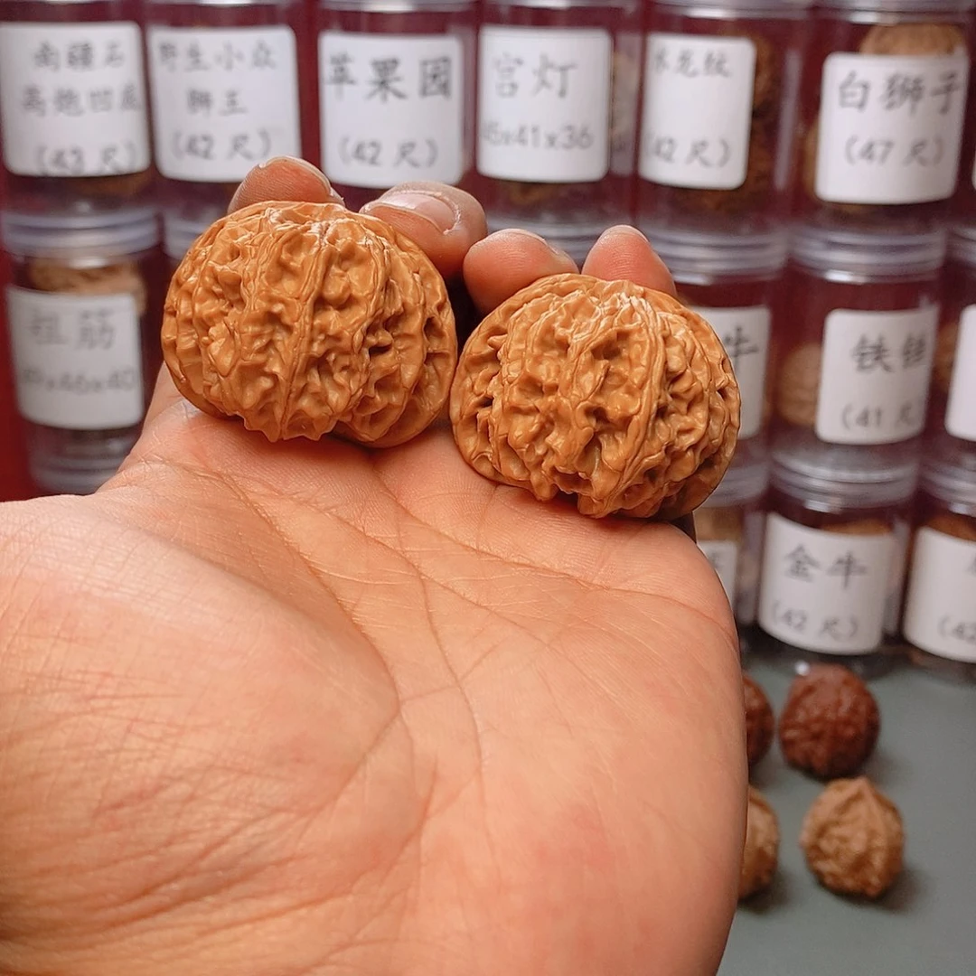 核桃把件44尺寸苹果园核桃