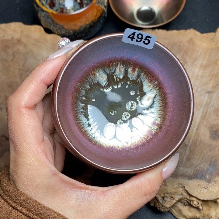 茶盏建窑建盏主人杯495