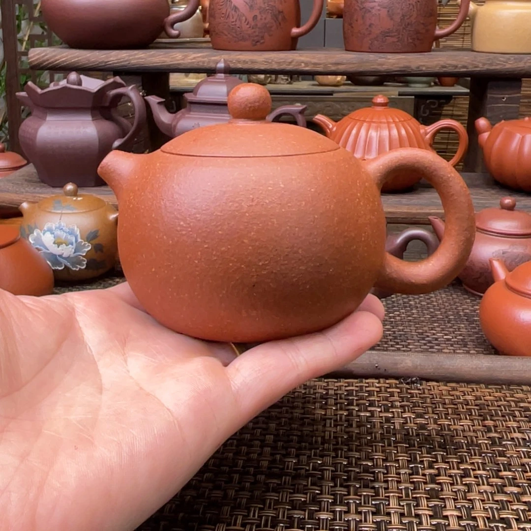 紫砂茶壶宜兴原矿紫砂手工制全180