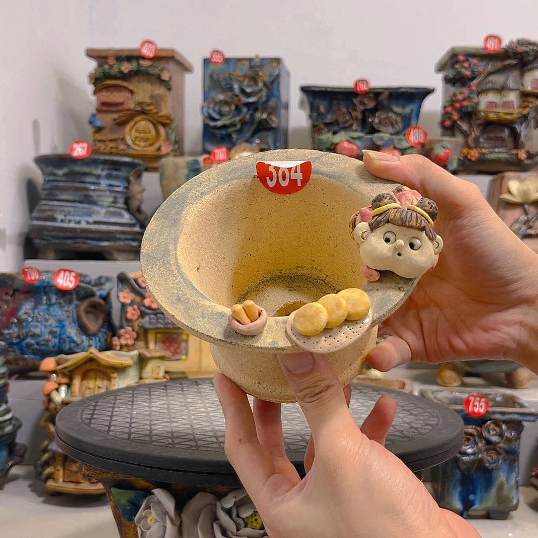 384 号陶然花器厂家直销，